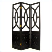 Wayborn Florence Room Divider in Antique Black