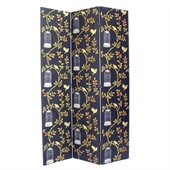 Wayborn Hand Painted Birdcase Room Divider