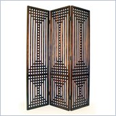 Wayborn Chinese Oakwood Sarawak  Room Divider in Brown
