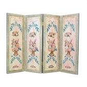 Wayborn Hand Painted Floral Wall Room Divider