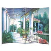 Wayborn Hand Painted Patio Wall Room Divider
