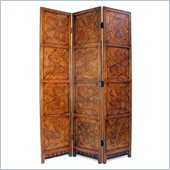 Wayborn Bamboo on Oakwood Congo Room Divider in Walnut