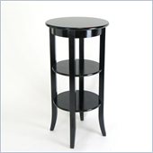 Wayborn Wallace Display Table in Antique Black