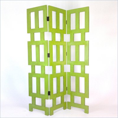 Wayborn Spider Web Room Divider in Green