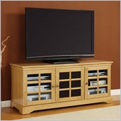 Altra Furniture 61 Inch Traditional TV Stand in Natural Oak