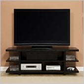 Altra Furniture Hollow Core 60 Inch TV Stand in Black Ash