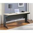 ADD TO YOUR SET: Altra Furniture Benjamin Credenza in Natural and Gray