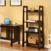 Altra Furniture Modern Mission Bookcase in Chocolate Wenge