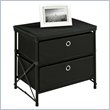 ADD TO YOUR SET: Altra Furniture Two Bin Storage Unit in Black