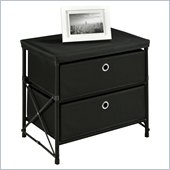 Altra Furniture Two Bin Storage Unit in Black