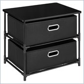 Altra Furniture 2 Bin Storage Unit in Black