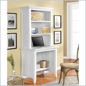 Altra Furniture Amelia Desk with Hutch in White