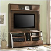 Altra Furniture Essex Home Entertainment Center in Espresso/Silver