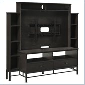 Altra Furniture Wexford Entertainment Center in Espresso and Black