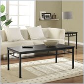 Altra Furniture Wexford Coffee Table in Espresso and Black Finish