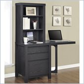 Altra Furniture Storage Tower with Gate leg Side Table in Espresso