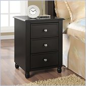Altra Furniture Winslow End Table with 3 Drawers in Espresso Finish