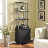 Altra Furniture Carson Audio Pier in Espresso Finish