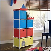 Altra Furniture 7-bin storage Unit with Castle Theme