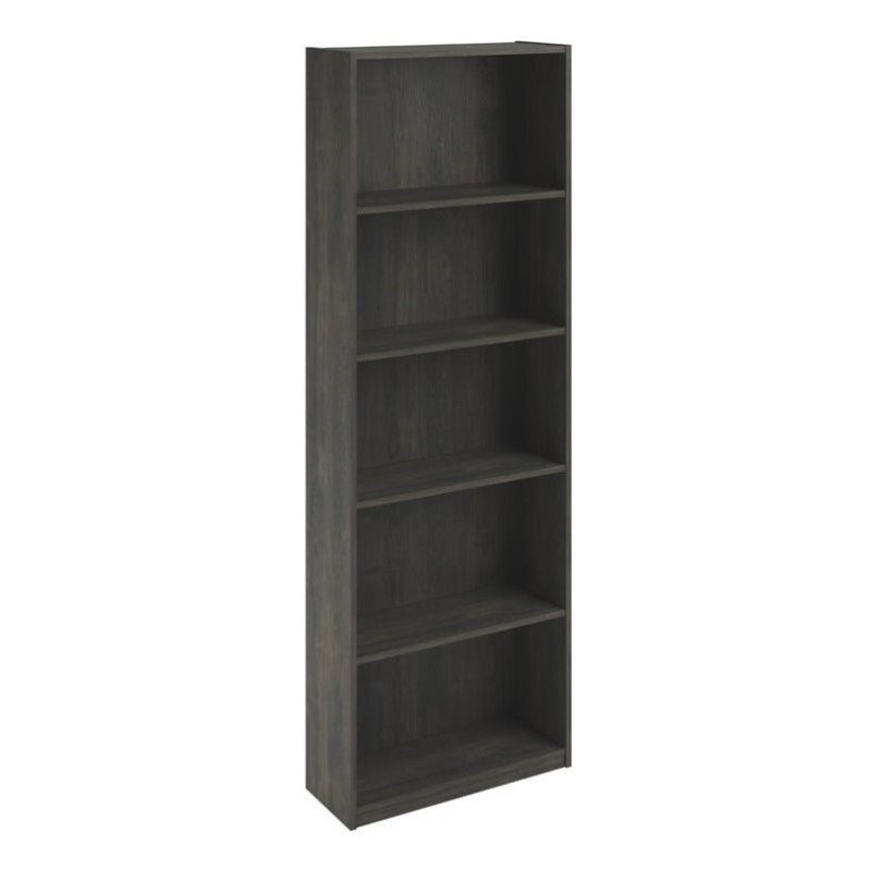 Altra Furniture Core 5-Shelf Bookcase in Rodeo Oak