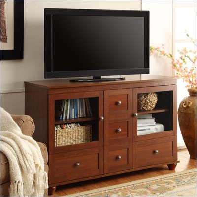 Altra Furniture TV Console with Mount in Madison Cherry