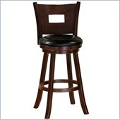 Poundex Baum Swivel Barstool