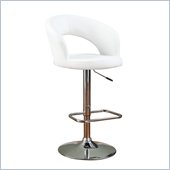Poundex 41 Barstool in White