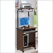 Poundex Computer Desk Walnut Finish