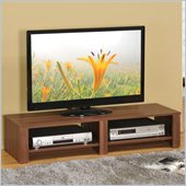 Poundex TV Stand, Walnut