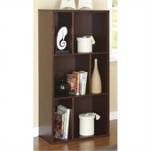 Poundex Functional Shelf in Walnut