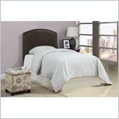Poundex 45 Arch Top Headboard in Espresso