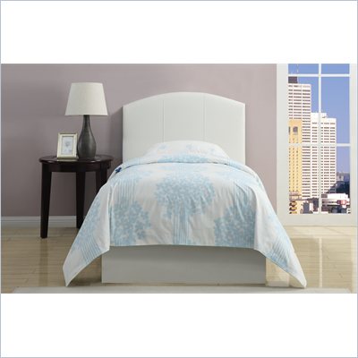 Poundex 45" Arch Top Headboard in White