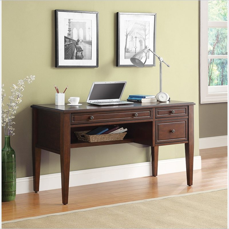 INSPIRED by Bassett Houghton Writing Desk In Cappuccino Finish