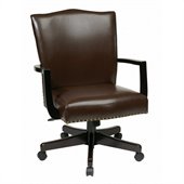 INSPIRED by Bassett Morgan Manager's Chair In Espresso Finish