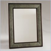 Henry Link Cameroon Mirror in French Walnut and Ostrich Finish