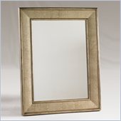 Henry Link Cameroon Mirror in Venetian Silver and Croc Finish