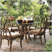 Henry Link Barbosa Dining Table Base in Medium Tortoise Shell