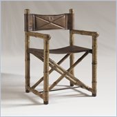Henry Link Safari Chair in Linen Crackle Finish