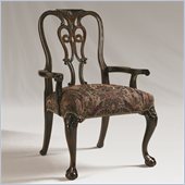 Henry Link Oxford Square Arm Chair in Sable Finish