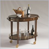 Henry Link Achermann Serving Cart in French Walnut Finish