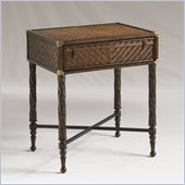 Henry Link Martinique End Table Trunk on Stand in Old Havana