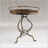 Henry Link Pavillion Accent Table in Chestnut Finish