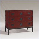 Henry Link Papillon Rouge Hall Chest in Ming Red Finish