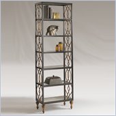 Henry Link Flemming 6 Shelf Bookcase in Midnight Gold