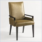 Aquarius Vision Arm Chair in Dark Walnut Finish