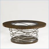 Aquarius Architype Cocktail Table in Walnut Finish