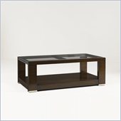 Aquarius Aura Cocktail Table in Walnut Finish