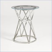 Aquarius Apex Accent Table in Stainless Steel