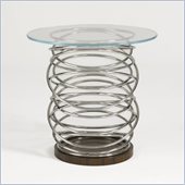 Aquarius Architype Lamp Table in  Stainless Steel