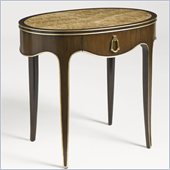 Aquarius Polimar Lamp Table in Walnut Finish
